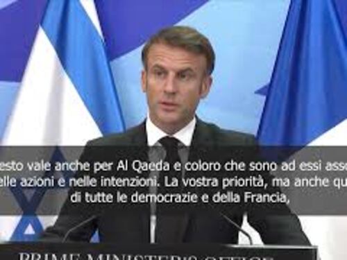 Macron propone che la coalizione anti-Stato islamico combatta Hamas
