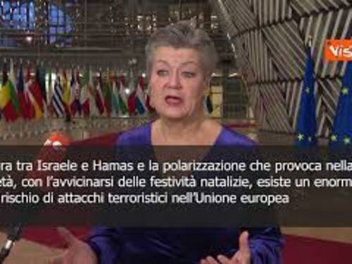 Johansson: Rischio attacchi terroristici in Ue durante le festività