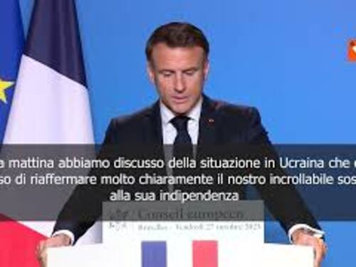 Macron: Nostro sostegno all'Ucraina resta invariato, qualunque sia il contesto