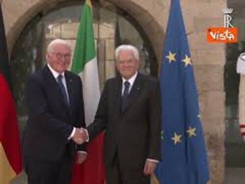 Mattarella incontra a Siracusa Capo Stato tedesco Frank-Walter Steinmeier per Premio dei Presidenti