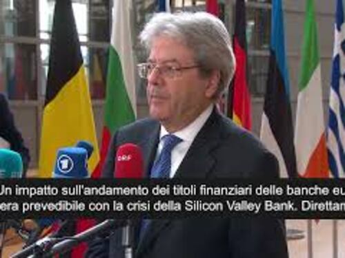 Gentiloni: Al momento nessun rischio di contagio Ue dovuto a crisi Silicon Valley Bank