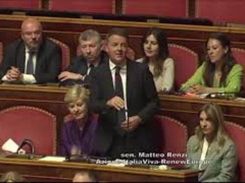 Commemorazione Berlusconi, Renzi: "Maggioranza gli intesti grande taglio tasse"