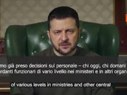 Dimissioni nel Governo ucraino, Zelensky: Prese decisioni sul personale di vario livello