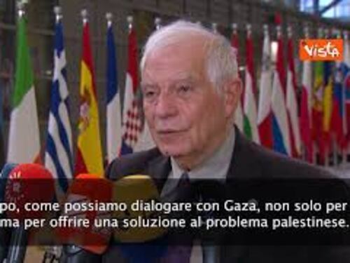 Borrell: "Dovremmo iniziare a pensare al dopoguerra a Gaza"
