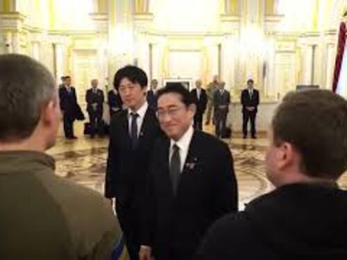 Zelensky incontra il Primo Ministro del Giappone Kishida