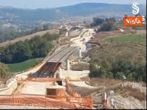 Il sopralluogo del Sottosegretario ai Trasporti Ferrante e Anas alla SS212 Val Fortore