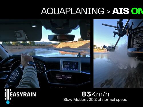 Easyrain, l'idea italiana contro l'acquaplaning, come funziona: guarda il video
