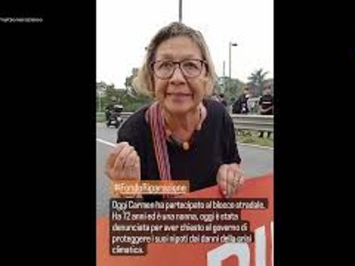 Ultima generazione bocca viale Fulvio Testi a Milano, anche una 72enne tra gli attivisti