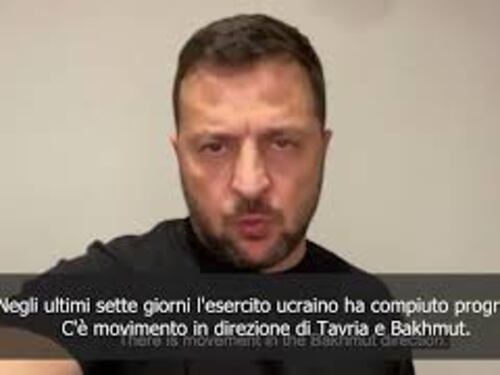 Zelensky: Esercito ha compiuto progressi nell'ultima settimana