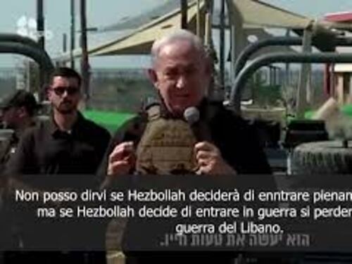 Netanyahu: Se Hezbollah entra in guerra, sarà distruzione