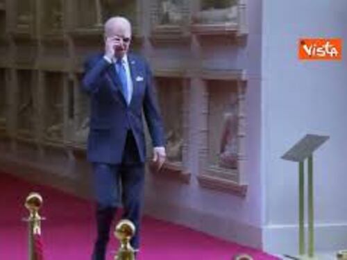 G20 India, l'arrivo di Biden. Ecco le immagini