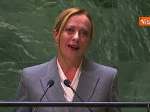 Meloni all'Onu: “Epoca complessa, servono scelte giuste, non facili”