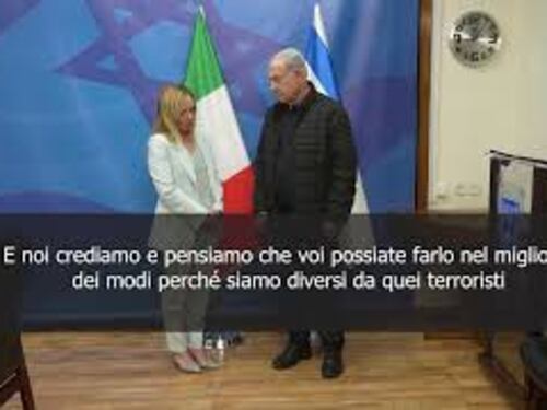 Meloni a Netanyahu: "Sicura che agirete nel modo migliore"