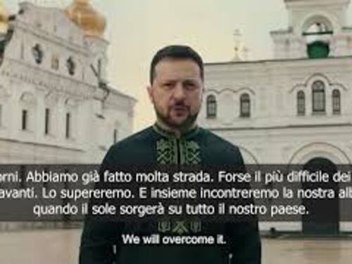 Pasqua Ortodossa, Zelensky: Il sole sorgerà su tutto il nostro Paese