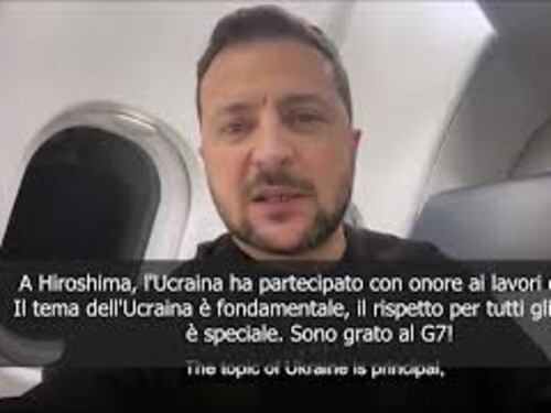 Zelensky: Grazie ai Paesi del G7