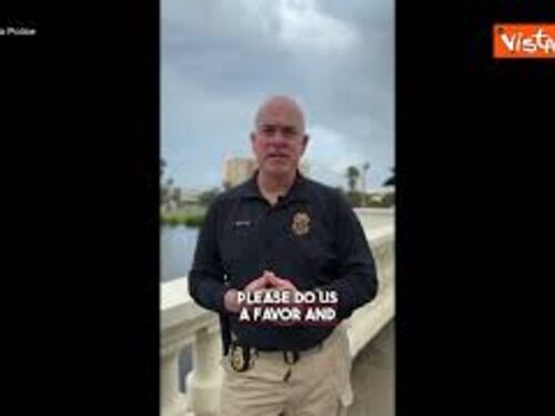 Uragano Idalia in Florida, l'appello della Polizia a non avventurarsi nelle strade allagate