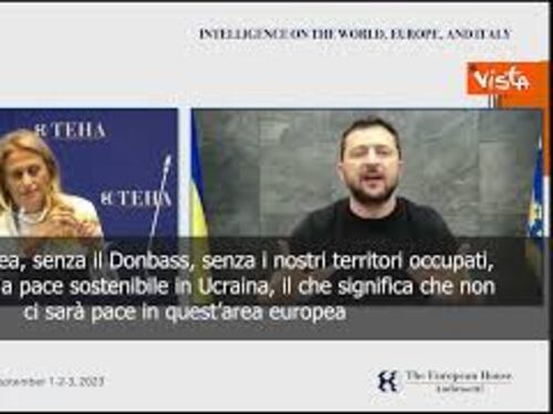 Zelensky: Nessuna pace sostenibile senza Crimea e Donbass