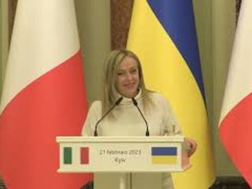 Meloni: "Lotta Ucraina come Risorgimento italiano"