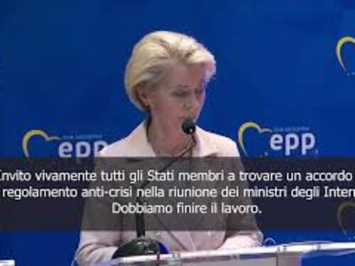 Von der Leyen: Eventi Lampedusa mostrano necessità di correggere sistema asilo migranti