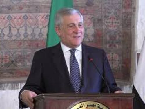 Tajani in Egitto: "Lavoriamo per trovare buone soluzioni per l'energia"