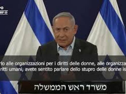 Netanyahu: In pochi hanno condannato stupri delle donne israeliane