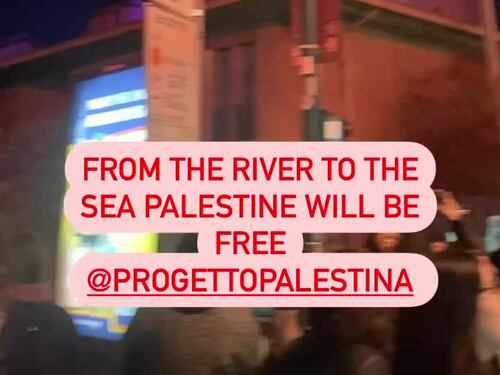 Proiezioni pro-Palestina sulla Mole antonelliana