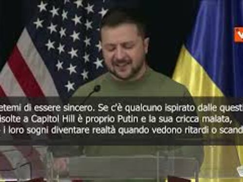 Zelensky a Washington: Ritardo negli aiuti Usa? Il sogno che si fa realtà per Putin