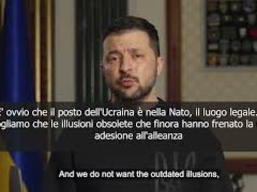 Zelensky: Il posto dell'Ucraina è nella Nato