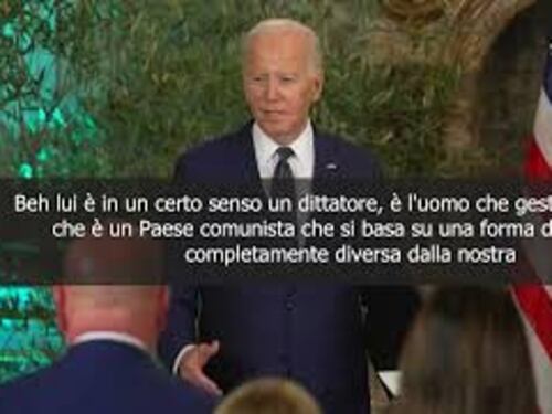 Biden: Xi dittatore? In un certo senso lo è