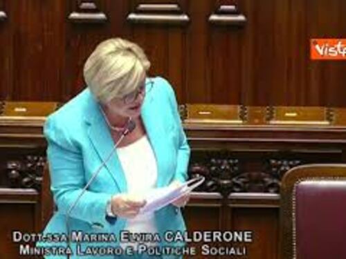 Reddito cittadinanza, Calderone: "Qualcuno soffia sul disagio sociale"