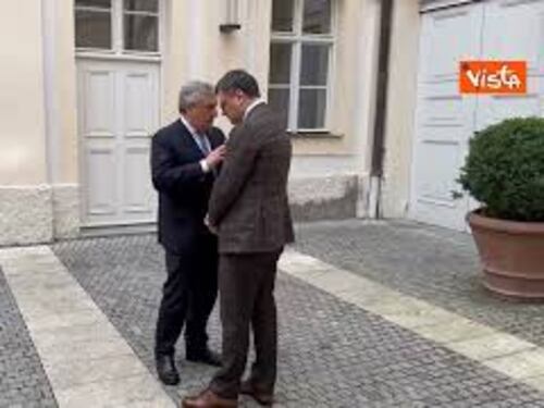 Tajani incontra l'omologo ucraino a Monaco. Le immagini