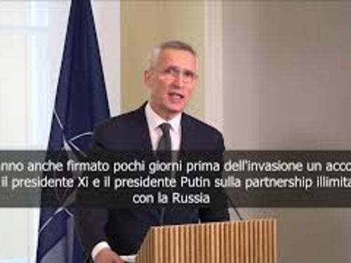 Stoltenberg: Cina non ha credibilità, non ha mai condannato invasione russa in Ucraina