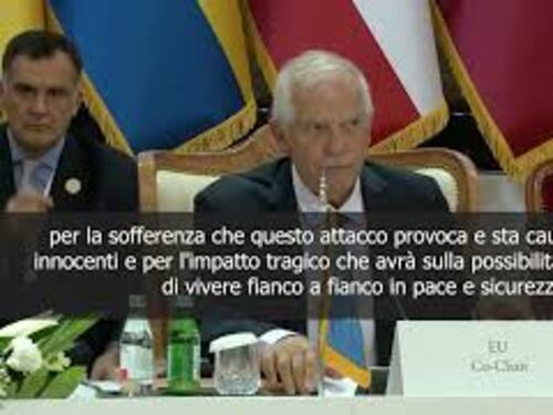 Israele, Borrell: Assistiamo a momenti tragici per la storia del Medio Oriente