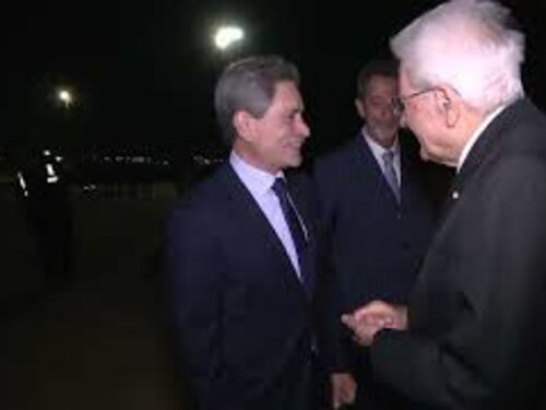 Mattarella arriva in Paraguay, le immagini
