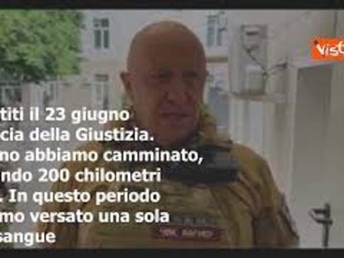 L’audio di Prigozhin: Ritirata per non spargere sangue