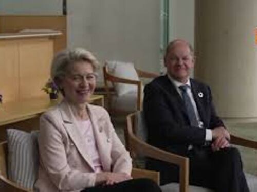 G7, Meloni, Macron, Scholz, von der Leyen e Michel si incontrano prima dell'avvio dei lavori