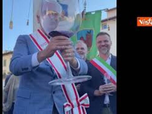 Giani all'Expo Chianti Classico, ecco il video postato sui social