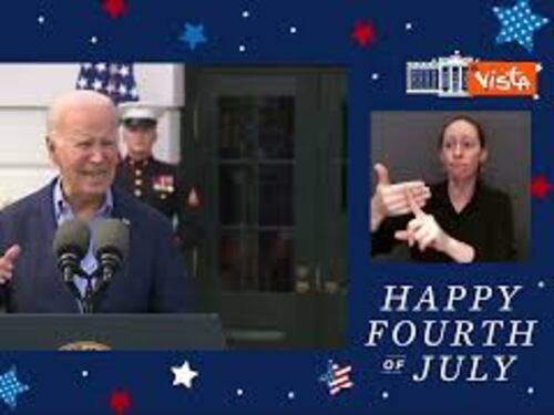 4 luglio, Biden: "Jill ed io onorati di festeggiare con nostri militari"