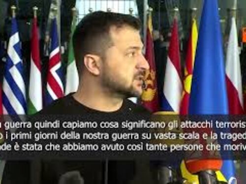 Israele, Zelensky: Capiamo cosa significhi subire attacchi terroristici