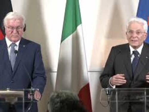 Mattarella: "Esigenza comune con Germania di affrontare temi clima, energia e migrazioni"
