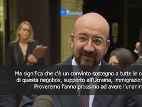 Revisione Bilancio Ue, Michel: Torneremo sul tema l'anno prossimo