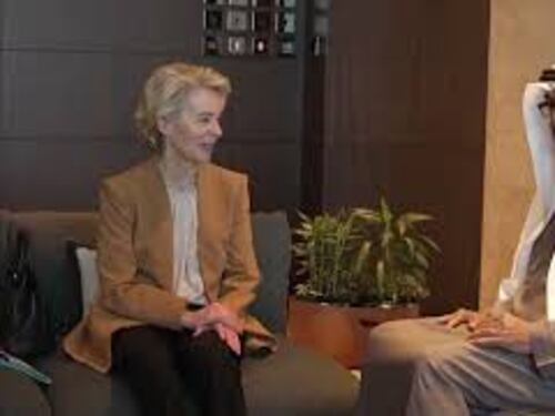 Von der Leyen ad Abu Dhabi incontra il Presidente degli Emirati Arabi Uniti