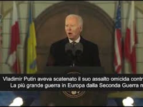 Biden: "Kiev è ancora forte e resiste"