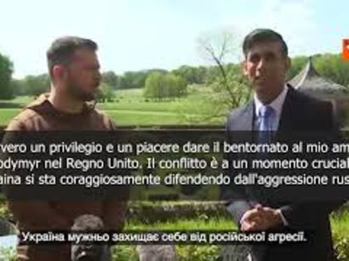 Sunak incontra Zelensky: Garantire che l'Ucraina e il suo popolo trionfino