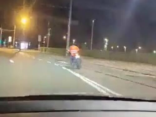 Il killer in fuga: il video girato da un'automobilista