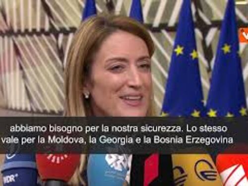 Metsola: "Vertice storico, allargamento importante per tutti"