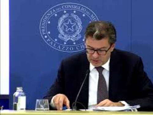Giorgetti: "Governo sovranista ha rispettato scadenza Documento programmatico di bilancio"