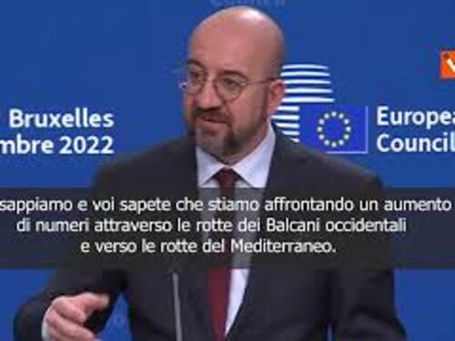 Michel: "Al Consiglio Ue di febbraio affronteremo tema migranti"
