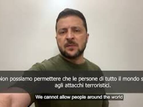 SOTTOTITOLI Attacco russo a Odessa, Zelensky: Obiettivo Mosca sono le basi della cultura europea