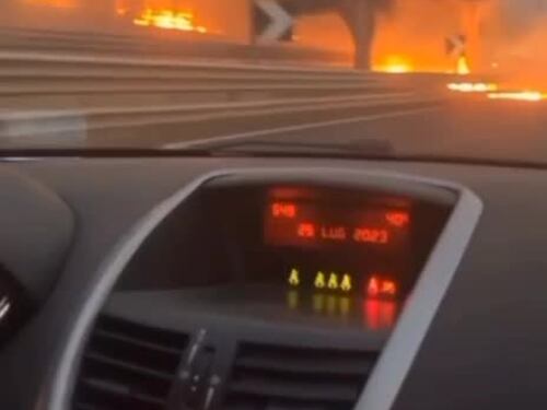 Palermo, paura sull'autostrada